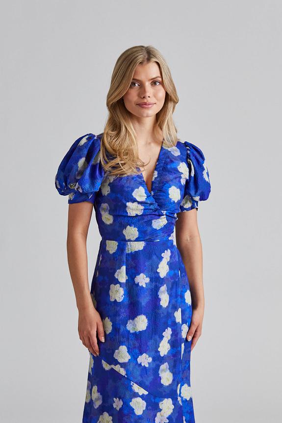 Adoore Ferrone Midi Dress Ocean Blue-2